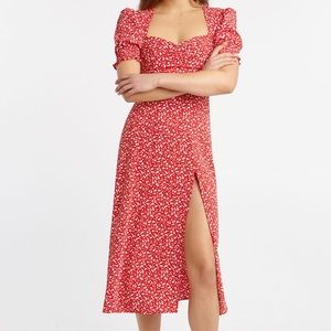 BARDOT MILLIE FLORAL DRESS IN DITS RD FL